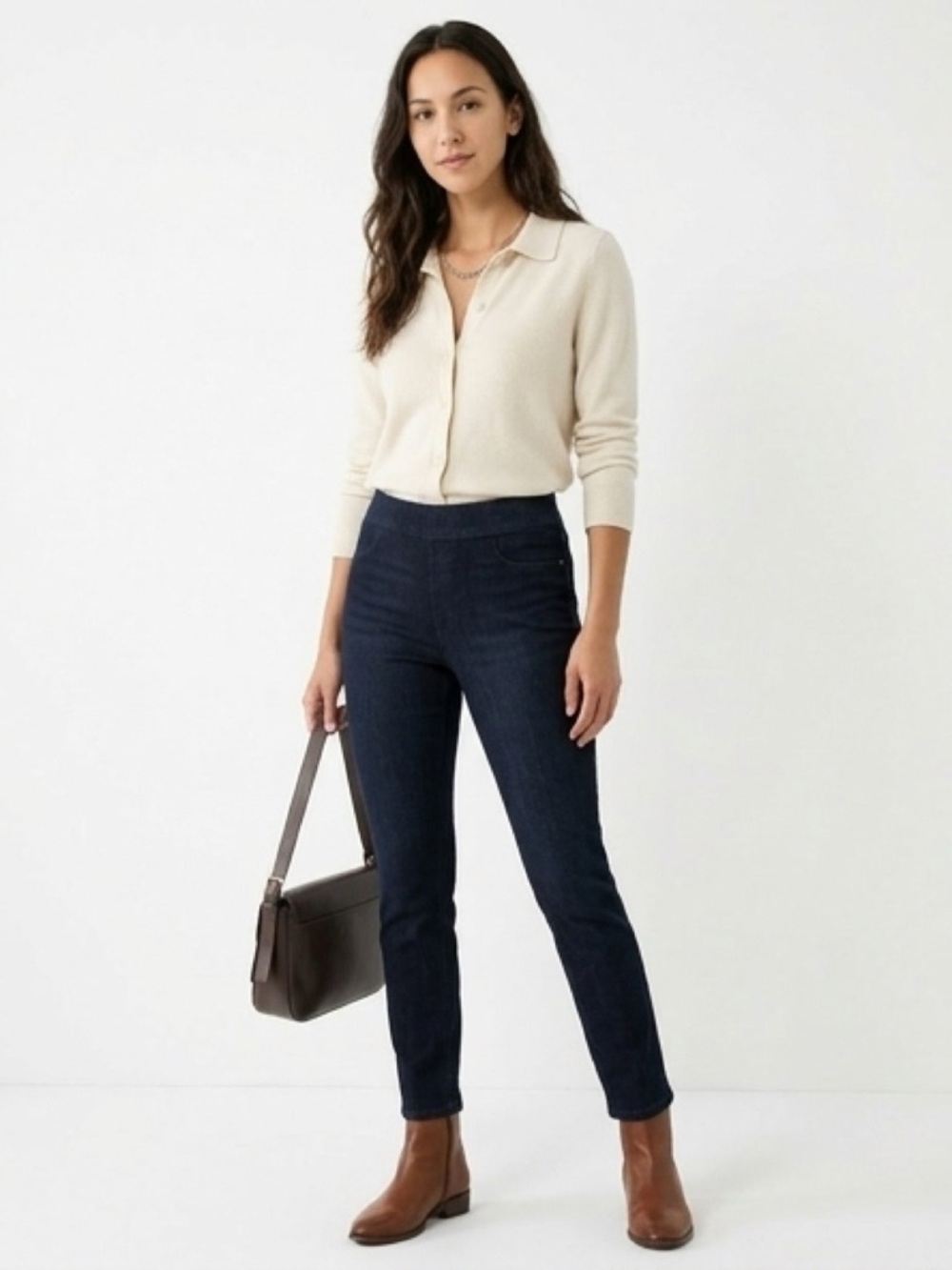 Sanctuary Deep Indigo Pull On Skinny Jeans